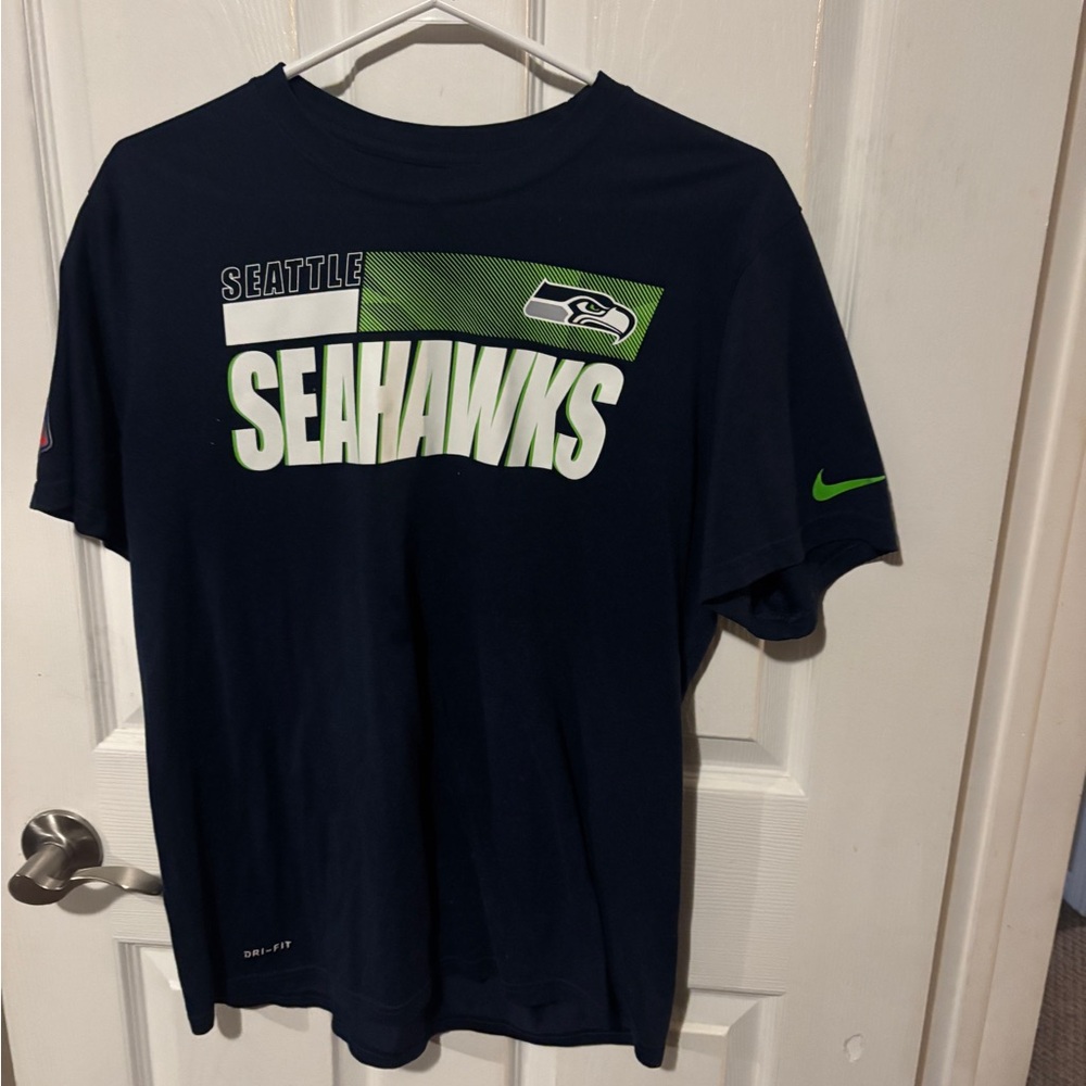 Nike Navy Blue Seahawks Men's Shirt